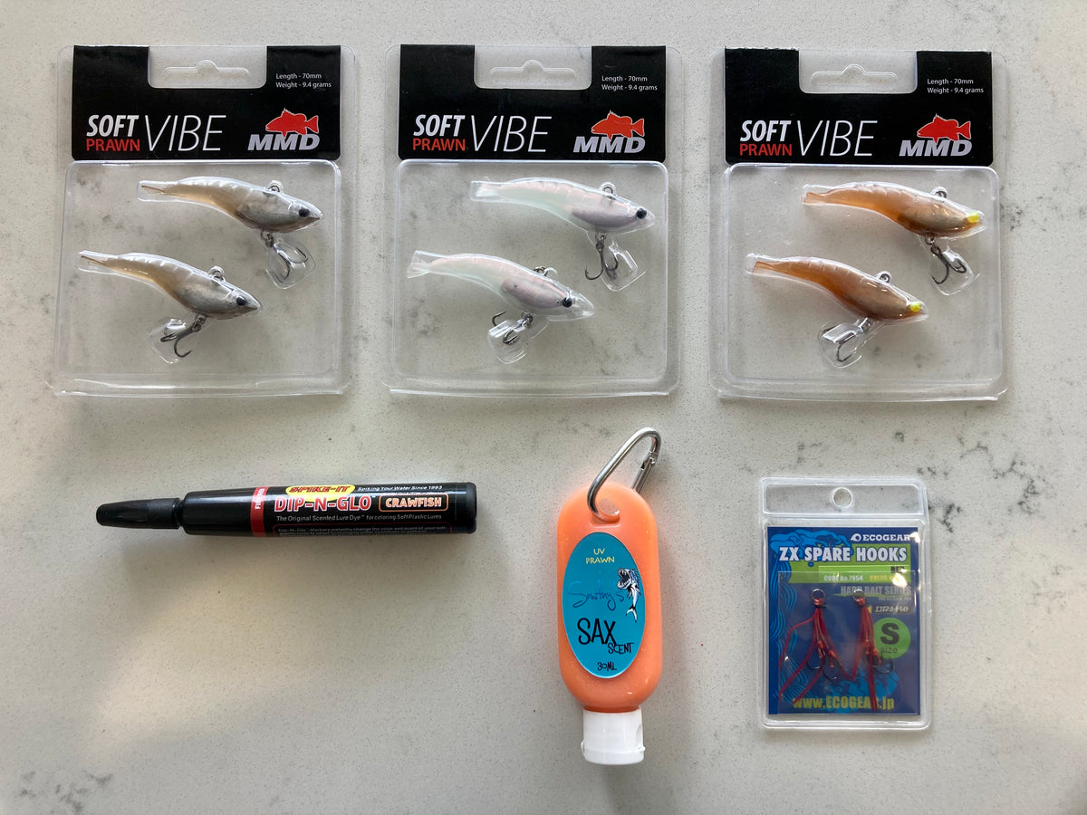 MMD soft prawn vibe pack – Gold Coast Lures