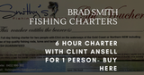 Fishing Charter gift voucher- Brad Smith’s boat