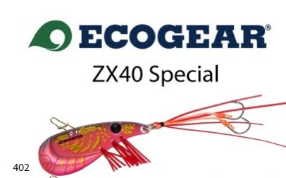 Ecogear ZX35 or ZX40 Shrimp Blade Fishing Lure